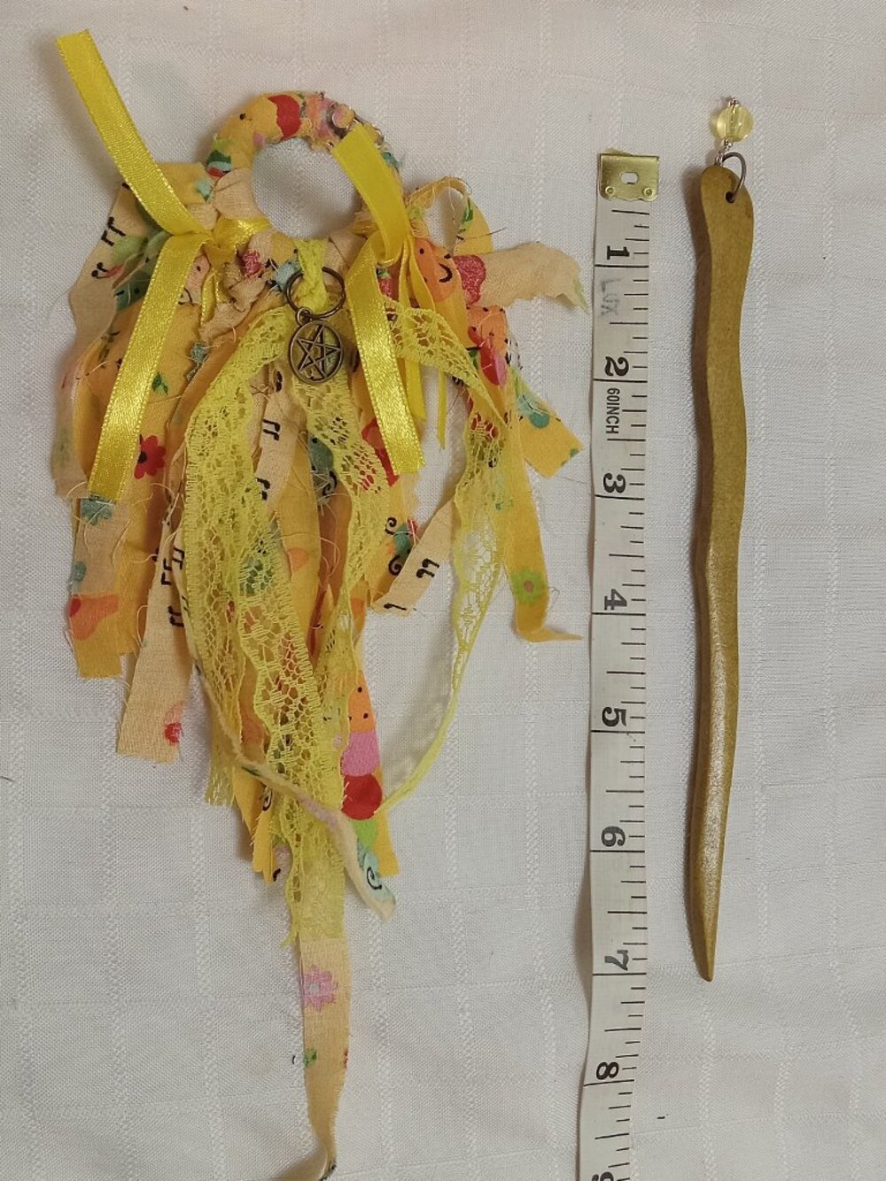 Round dreads or hair wrap/boho bun extension/Hair clip/Hair atebas & pic - Picture 2 of 7